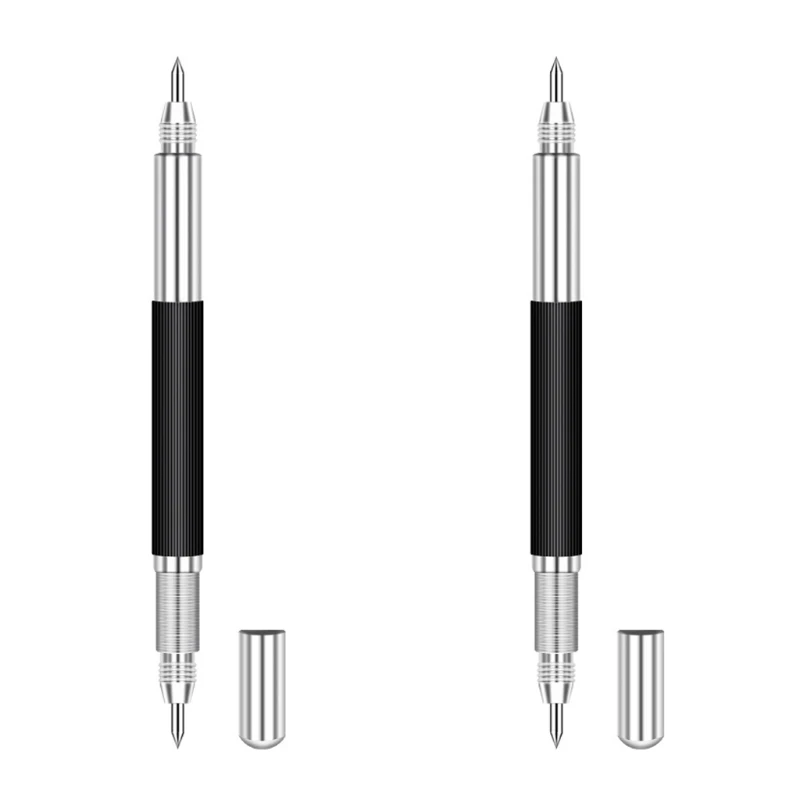 

2 Pack Tungsten Carbide Tip Scriber Aluminum Etching Engraving Pen Glass Shell Metal Construction Marking Tools Q81C