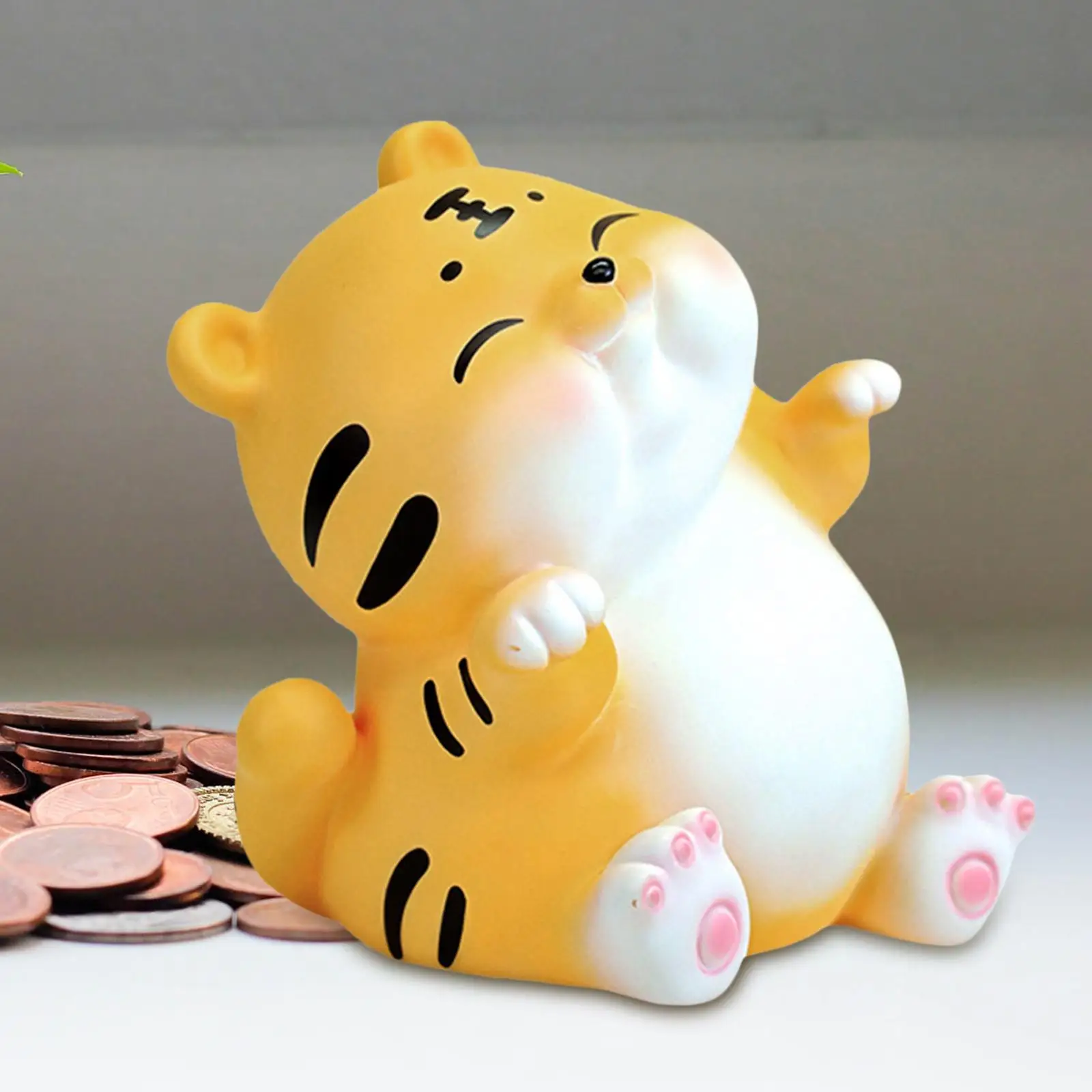 

Милые тигры, копилка, коробка для монет, статуэтка для офиса, настольное украшение