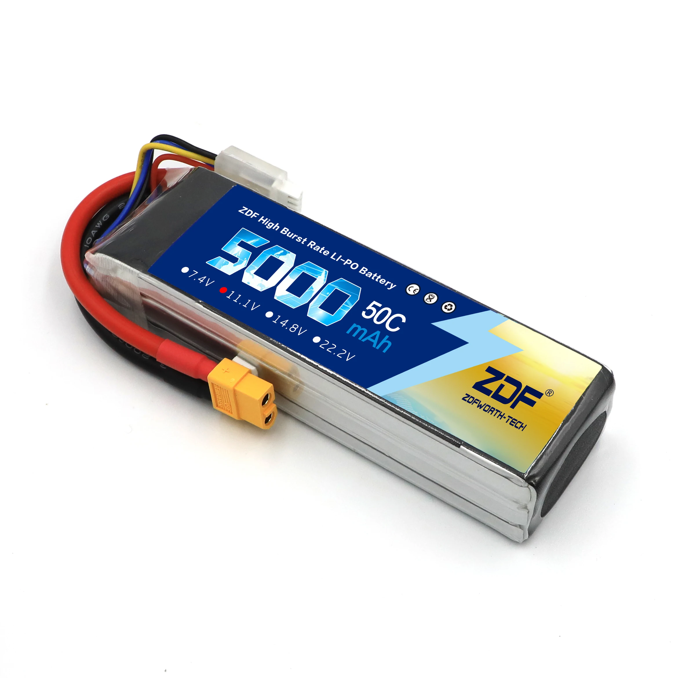 ZDF RC Lipo 3S 5000mAh 11 1 v 50C 100C LiPo батарея для модели квадрокоптера с дистанционным