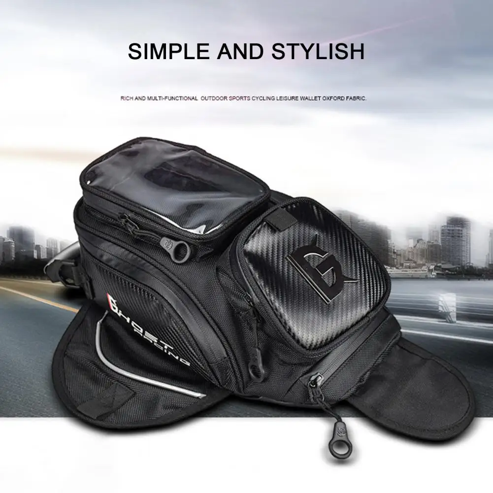

Waterproof Portable Motorcycle Fuel Tank Storage Bag with Handle Riding Supplies