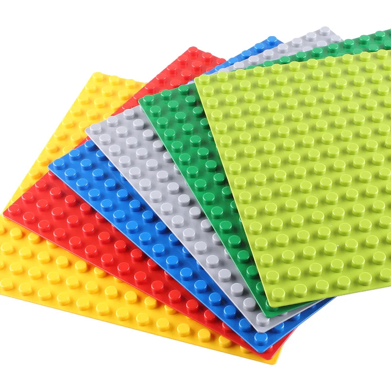 

Базовая пластина из больших блоков 2 шт./лот, 12*16 точек, 16*16 точек, 8*16 точек, большие кирпичи, базовая пластина, конструктор «сделай сам», Игруш...