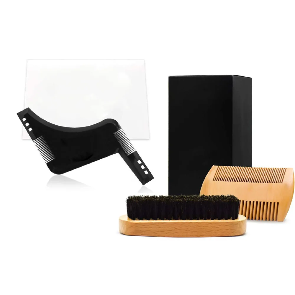 

Men Beard Styling Template Stencil Beard Comb for Men Lightweight and Flexible Fits All-In-One Tool Beard Shaping Tool