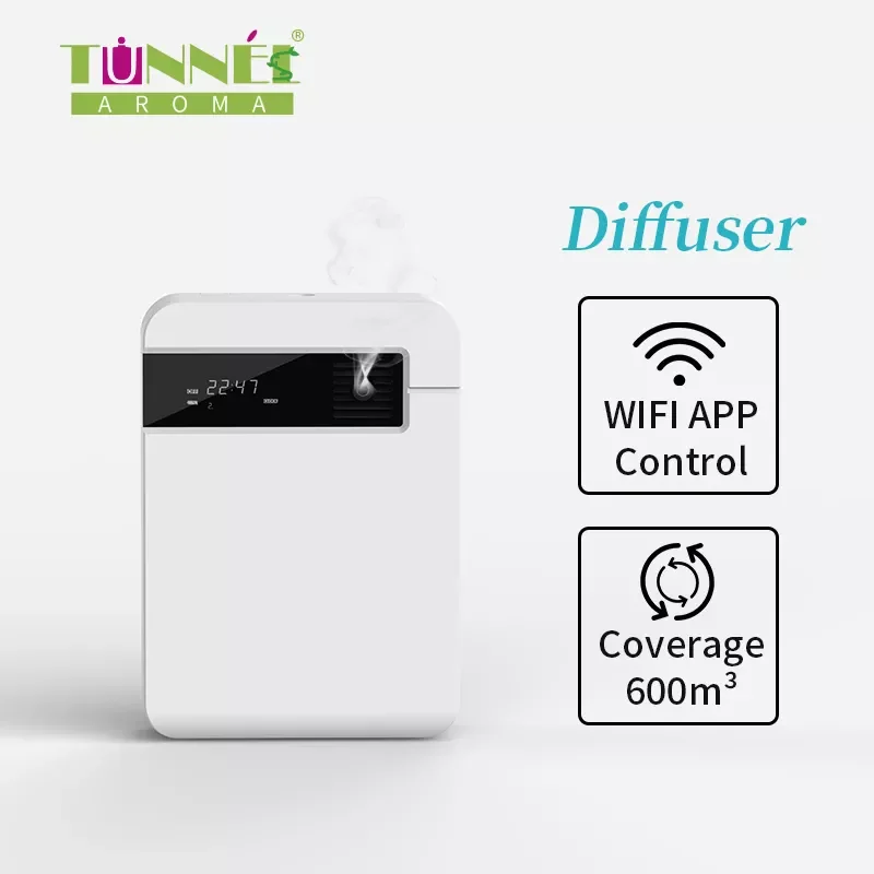 

AROMA TUNNEL Aroma Diffuser Intelligent Air Fresheners For Home Hotel Silent Running WIFI Nebulizer Fragrance Machine