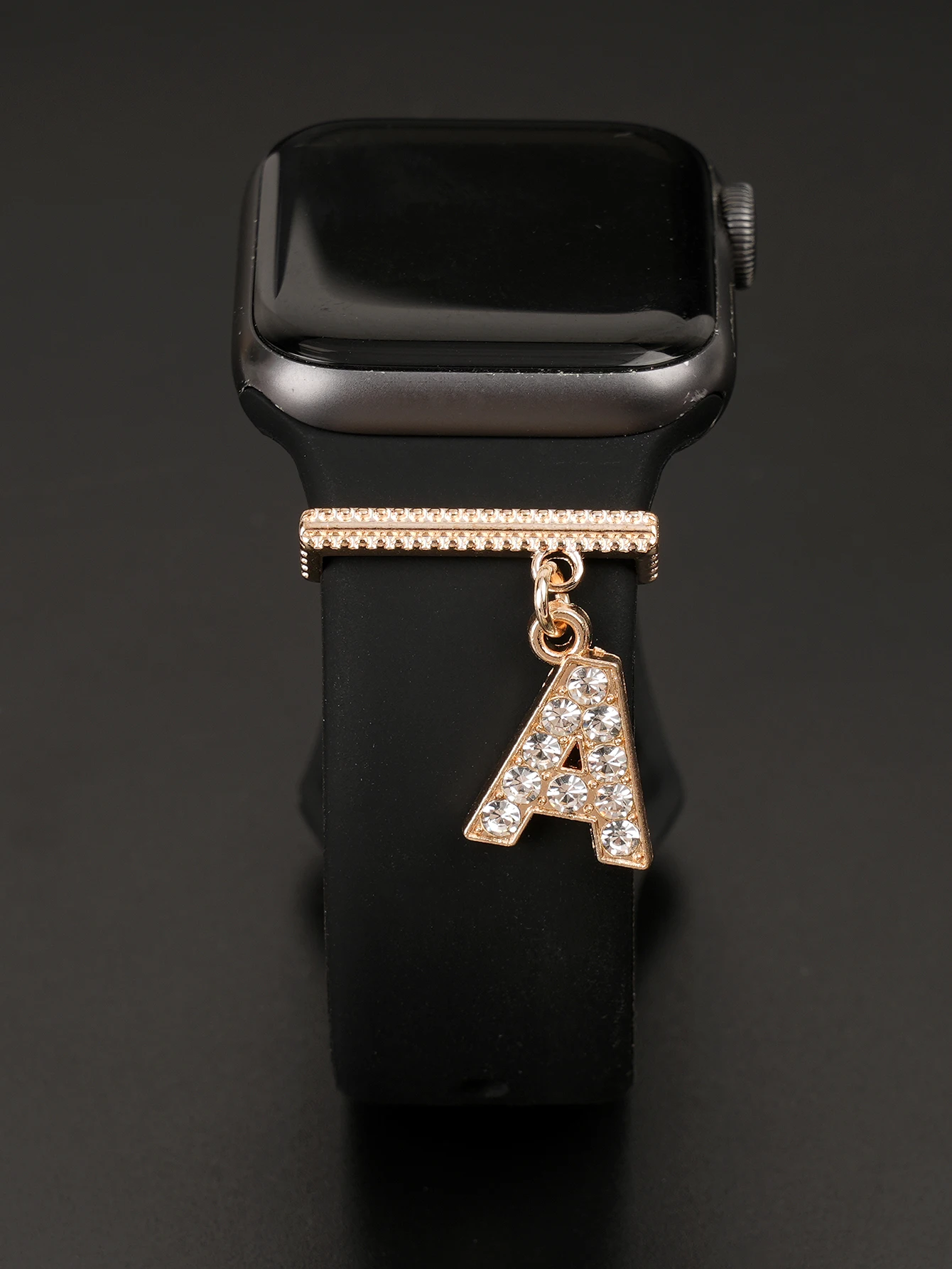 Новая мода 26 букв стразы ремешок для часов очаровательное декоративное кольцо