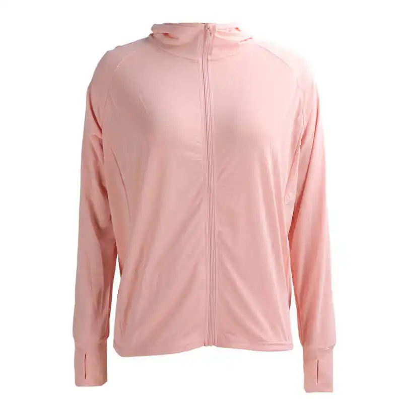 

Sun Protection Hoodie Jacket UV Protection Jacket Side Pockets For Summer