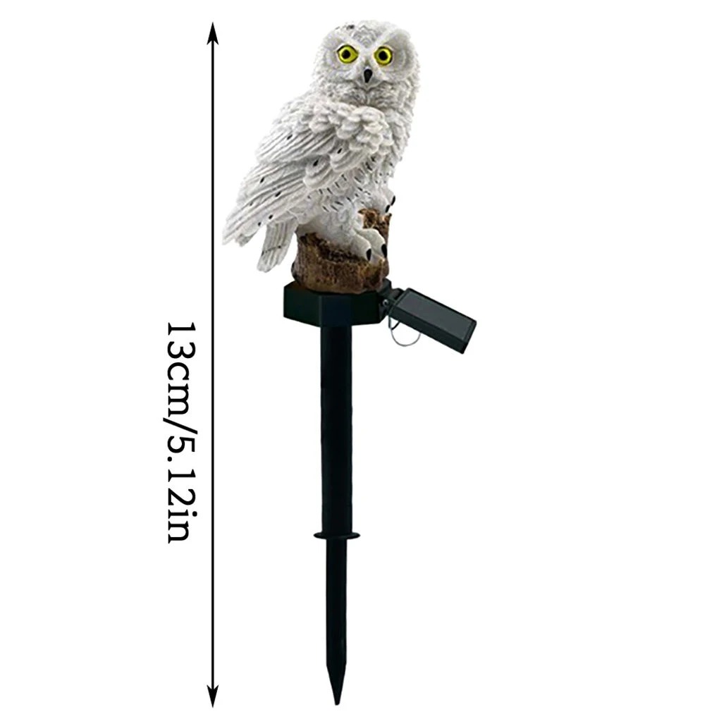 

Lamp Solar Power Spike Light Waterproof Animal-Shape Light Outdoor Lawn Backyard Decoration Lighting White