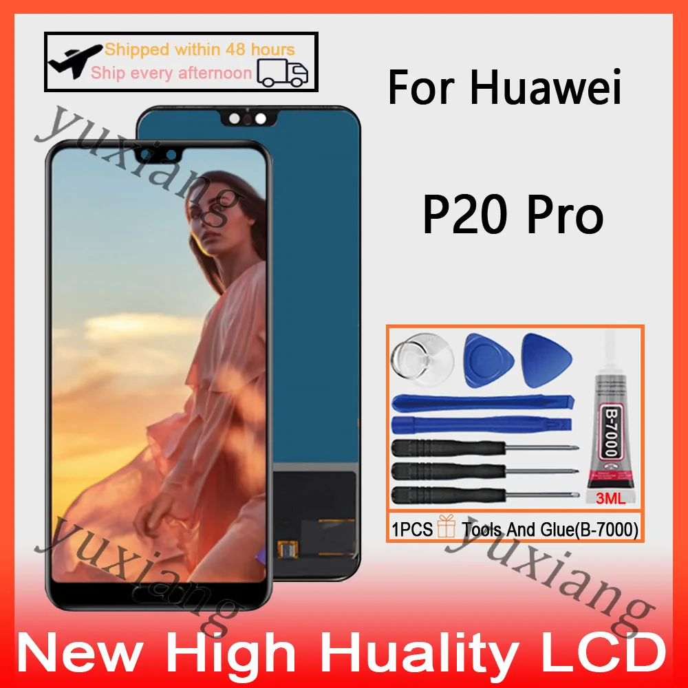 

6.1 inch LCD For Huawei P20 Pro CLT-L09 CLT-L29 CLT-AL01 LCD Display Touch Screen Digitizer LCD With Frame Replacement