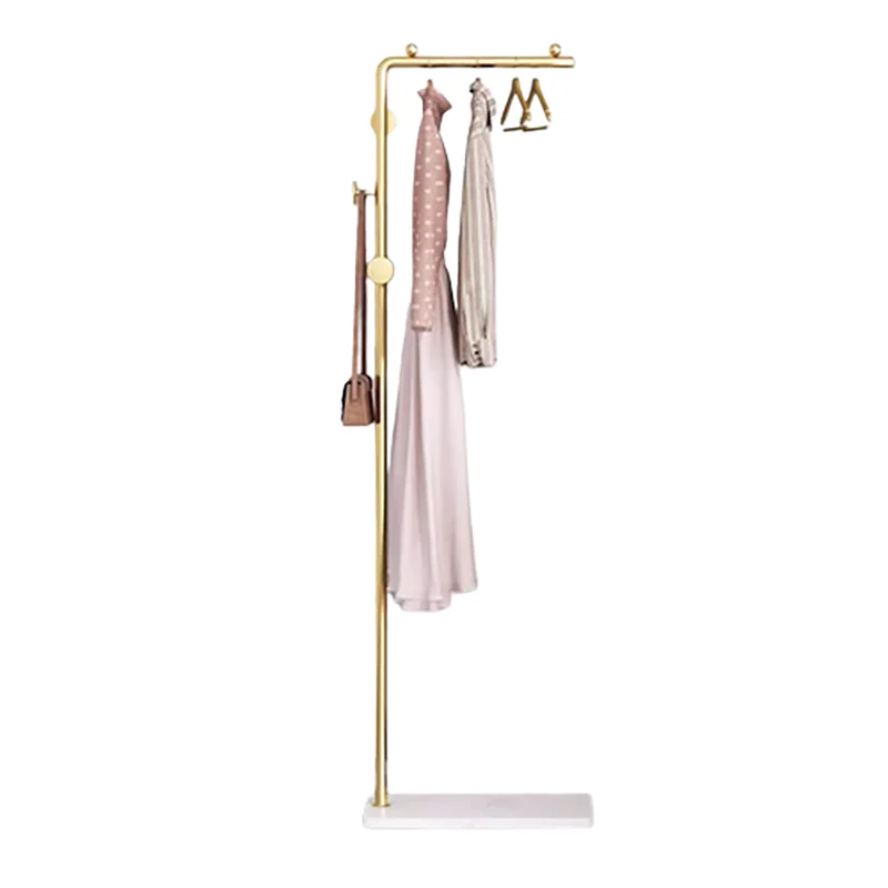 Золотая современная вешалка для одежды металлический дизайн хранения пальто