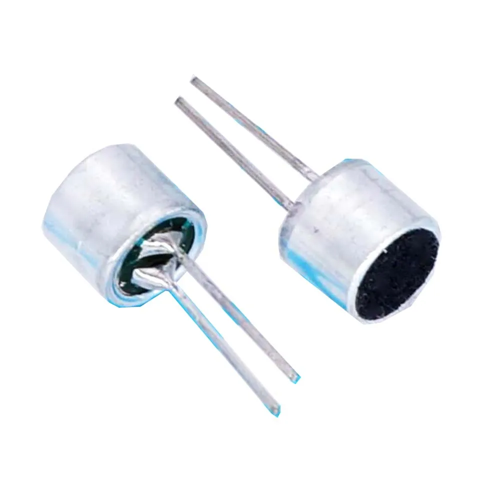 

10pcs 6*5mm MIC Capsule Electret Condenser Pickup Microphone 52DB Tape pin Mitophone 6050 Electret Sensitivity 56-58 Hot