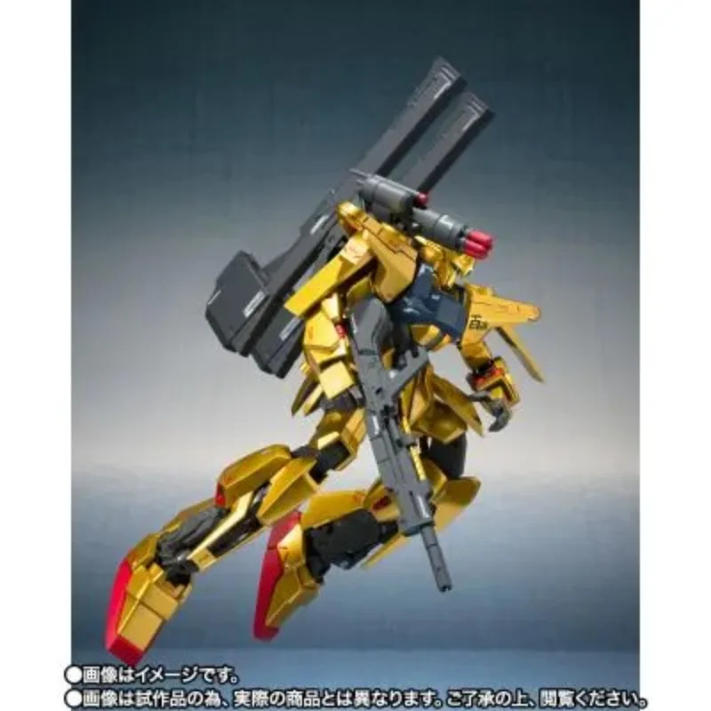 Фото Оригинальные металлические фигурки Bandai METAL ROBOT Hyaku Shiki Kai 140 мм, аниме-игрушки для подарков на Рождество, коллекционные модели, украшения №5