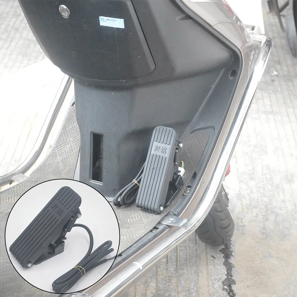 

Electric Bicycle Foot Throttle Ebike Go Karts Accelerator Pedal Speed Control One Word Interface Accelerator Pedal 24V-72V