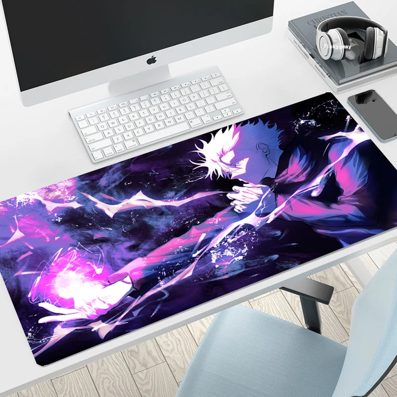 

Jujutsu Kaisen Gojo Satoru 90x40cm Large Mouse Pad Gaming Accessories For PC Gamer Mousepad Antislip Non-skid Laptop Mice Mat