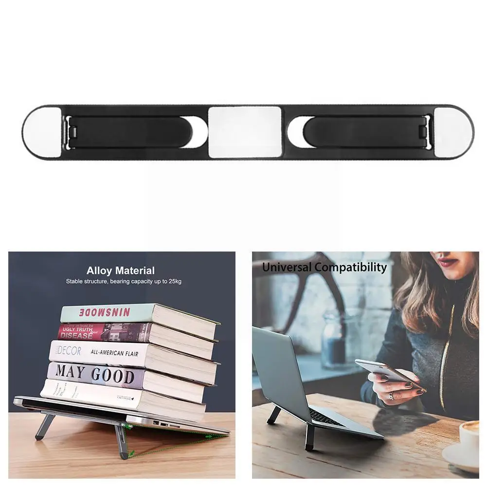 

Складная подставка для ноутбука с креплением на клейкой основе