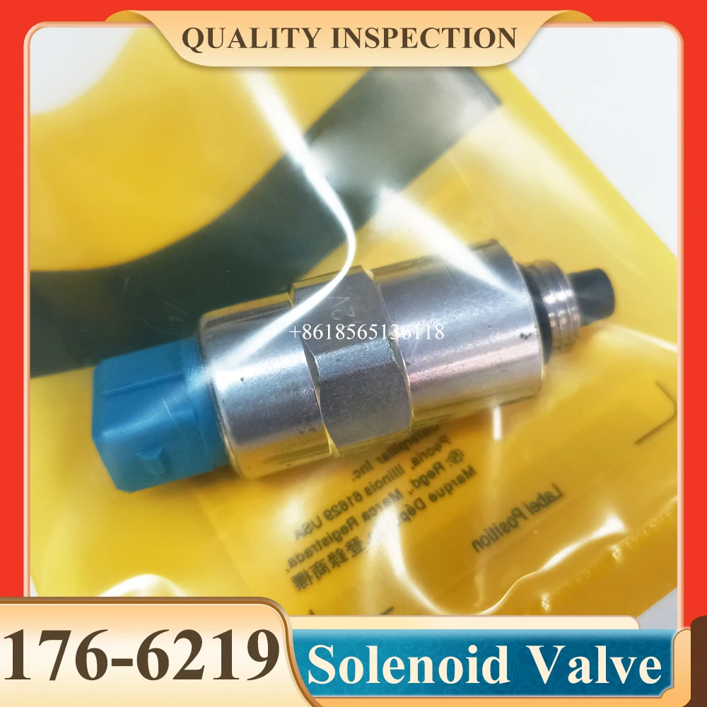 176-6219 Электромагнитный клапан 12 В 1766219 Экскаватор-погрузчик Caterpillar 414E 416 416D 416E 416F