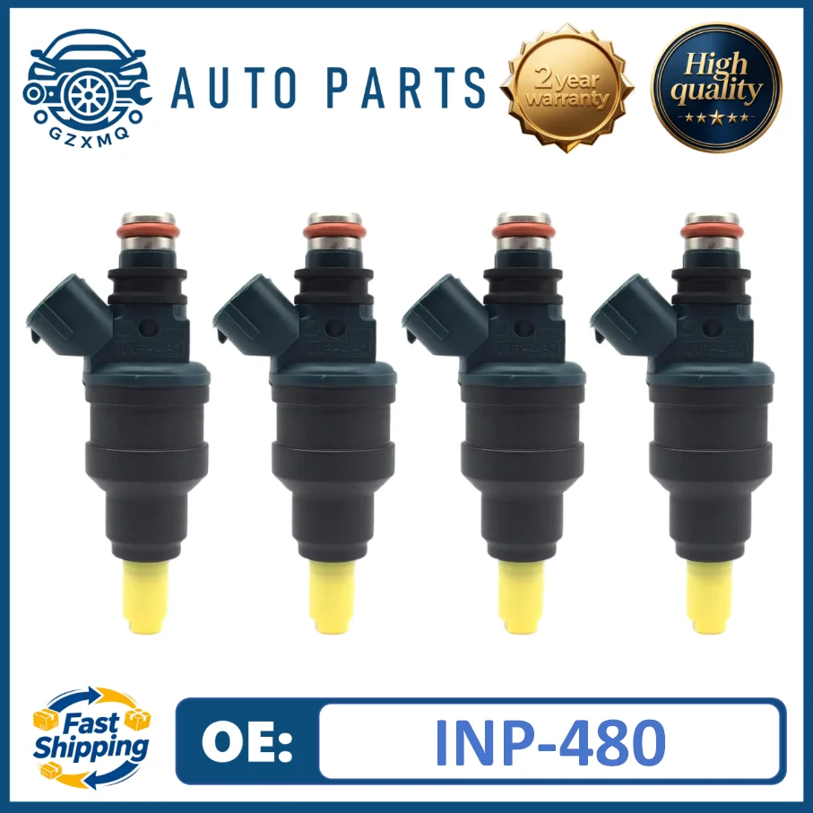 Фото Высококачественные топливные форсунки INP-480 (4 шт.) для Ford Probe 2.0L I4, Mazda MX-6, 626 2.0L I4 1993-1997 гг. # F32Z-9F593-A FS01-13-250A №1