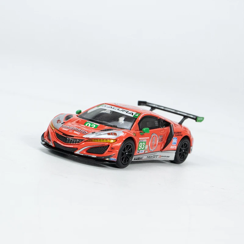 Мини GT 1:64 модель автомобиля NSX GT3 EVO22 #93 WTR гоночные кромки из сплава #617