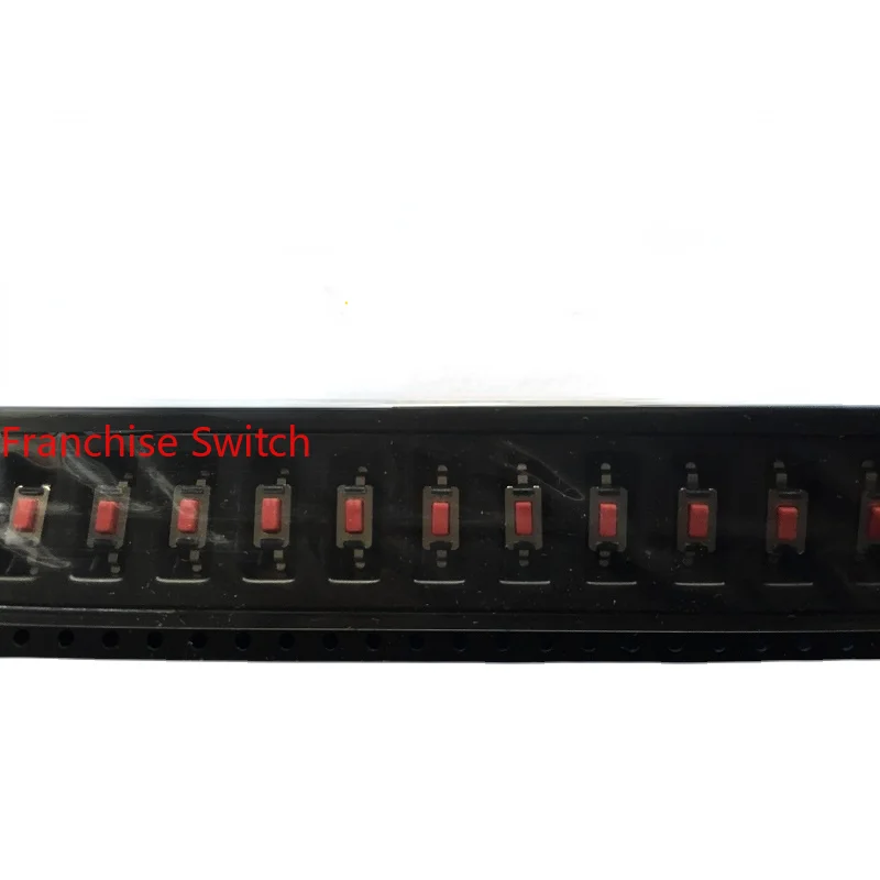 

50PCS Light Touch Switch Patch With 2 Pins, 3*6*4.3mm Braided Disc Mounted Micro Button