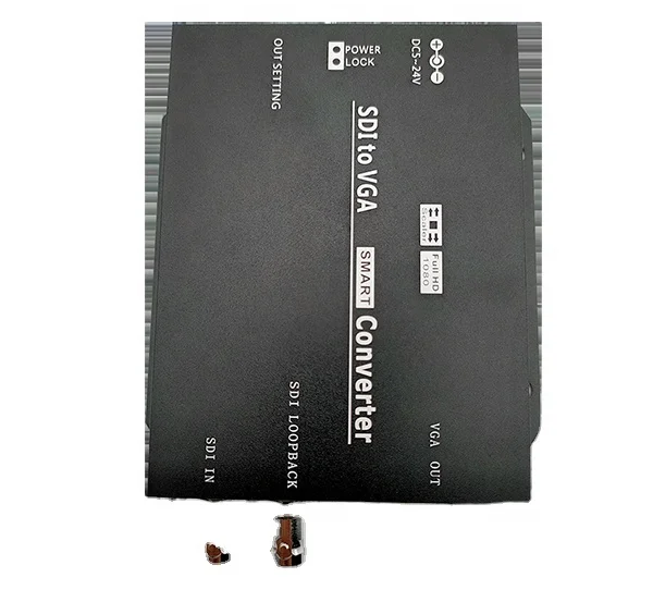 

1920*1080P60HZ SDI To VGA DVI CVBS ALL Scaler Converter SDI To R/L AV Video Splitter SDI To VGA Extender Converter