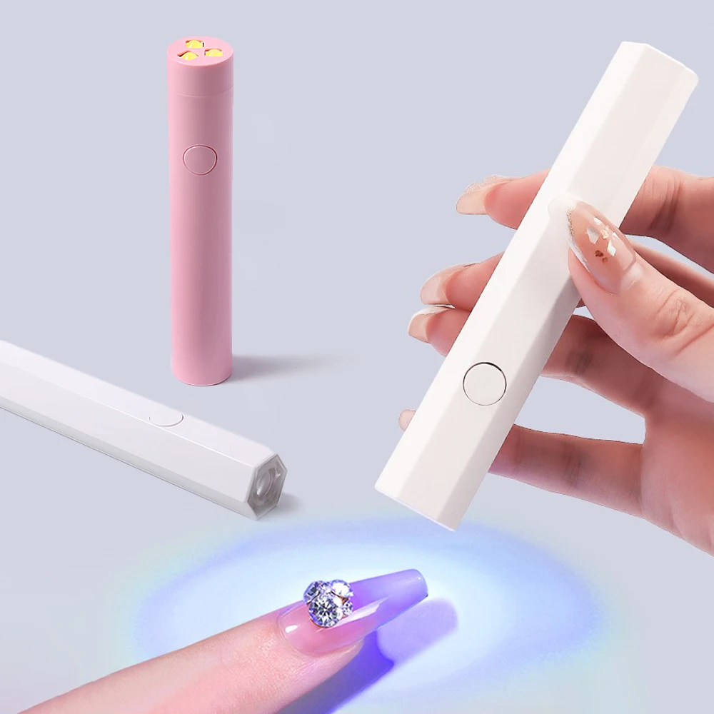 

Portable Salon Quick Dry USB Nail Dryer Machine Home Phototherapy Tools Professional UV LED Nail Lamp Mini Flashlight Pen