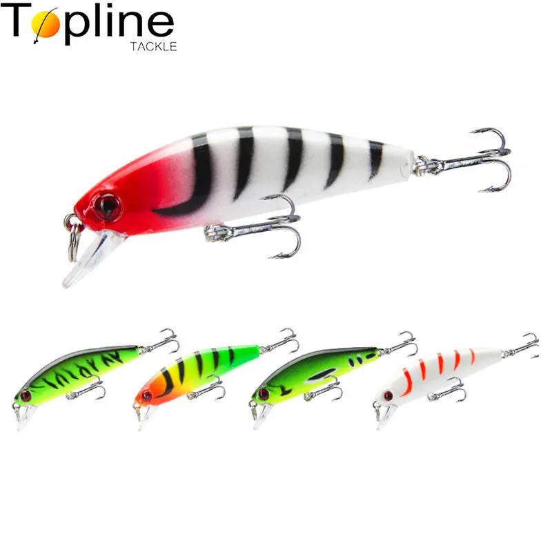 

1PCS Minnow Fishing Lure 5.5cm 6.5g Aritificial Wobblers Hard Plastic Baits for Pike Saltwater Diving Floating Sinking Wobblers