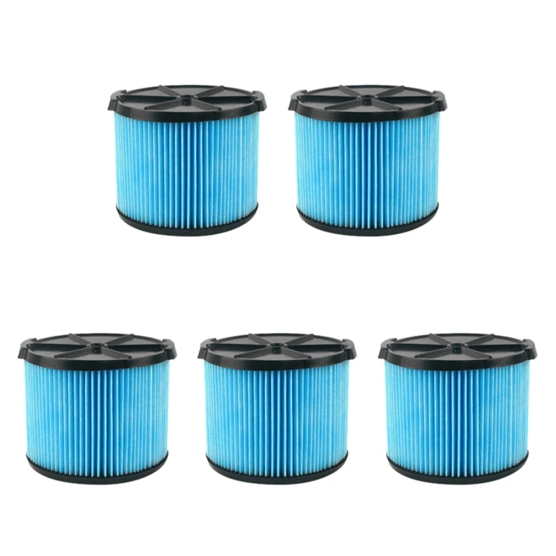 

5Pcs For Ridgid 26643 VF3500 Replacement 4-Gallon Portable 3-Layer Vacuum Filter For WD4050 Pro-Vac Parts