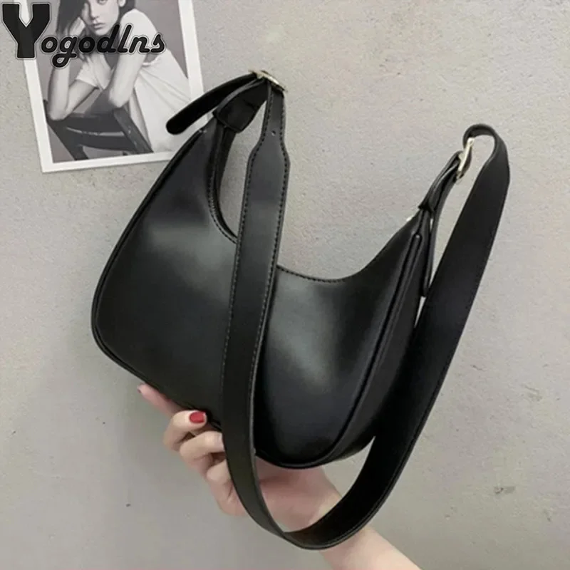 

PU Leather Shoulder Messenger Bag Women Causal Luxury Handbags and Purse Female Designer Hobos Bag Small Brand Crossbody Bags