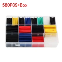 multicolor heat shrink tube kit insulation sleeving termoretractil polyolefin shrinking assorted heat shrink tubing wire cable