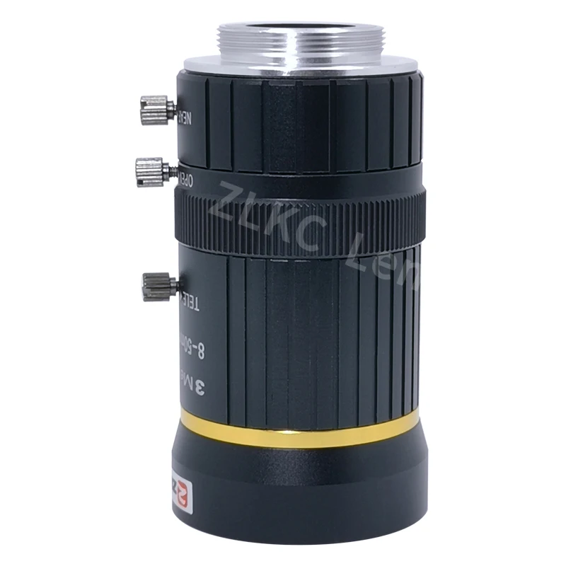 Фото Вариофокальный объектив ZLKC 8-50 мм для камер видеонаблюдения 1/2.3'' с креплением C, 3 МП, зум-объектив для 4K камер видеонаблюдения №5
