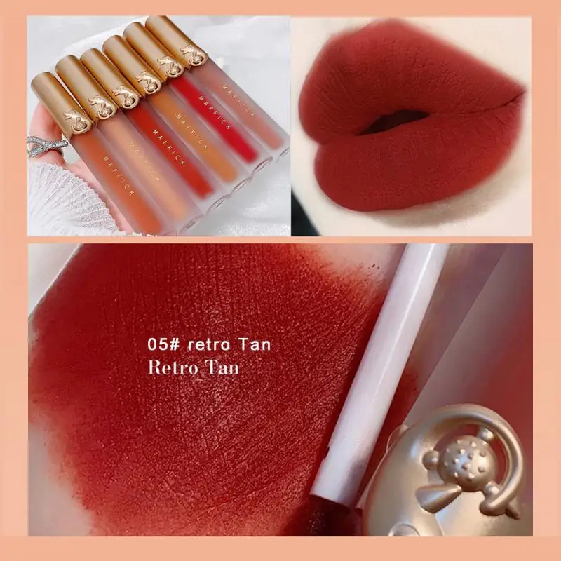 

Winter Velvet Silky Matte Lip Gloss Lasting Intense Color Lip Tint Smooth Nutritious Liquid Lipstick Makeup Cosmetics TSLM1