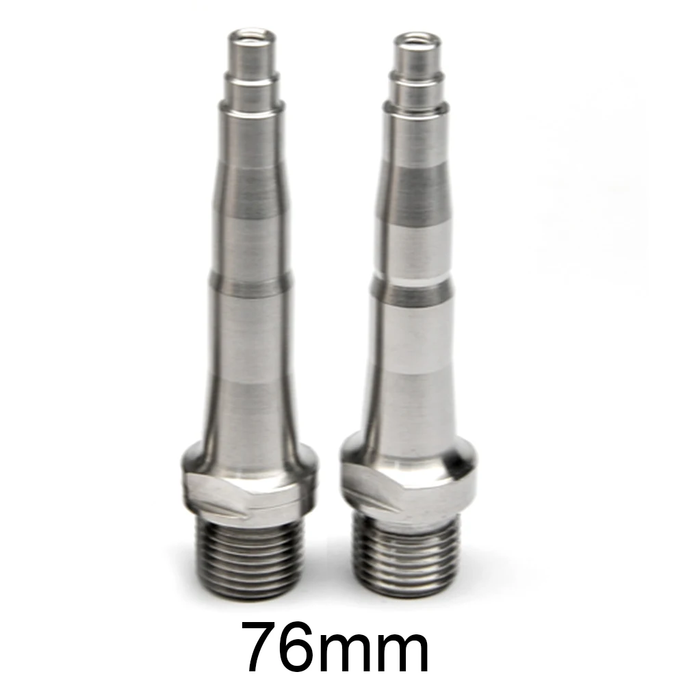 

1pair Portable Replacement Parts Universal Wear Resistant Lightweight Outdoor Cycling Pedal Axles Practical Titanium Alloy