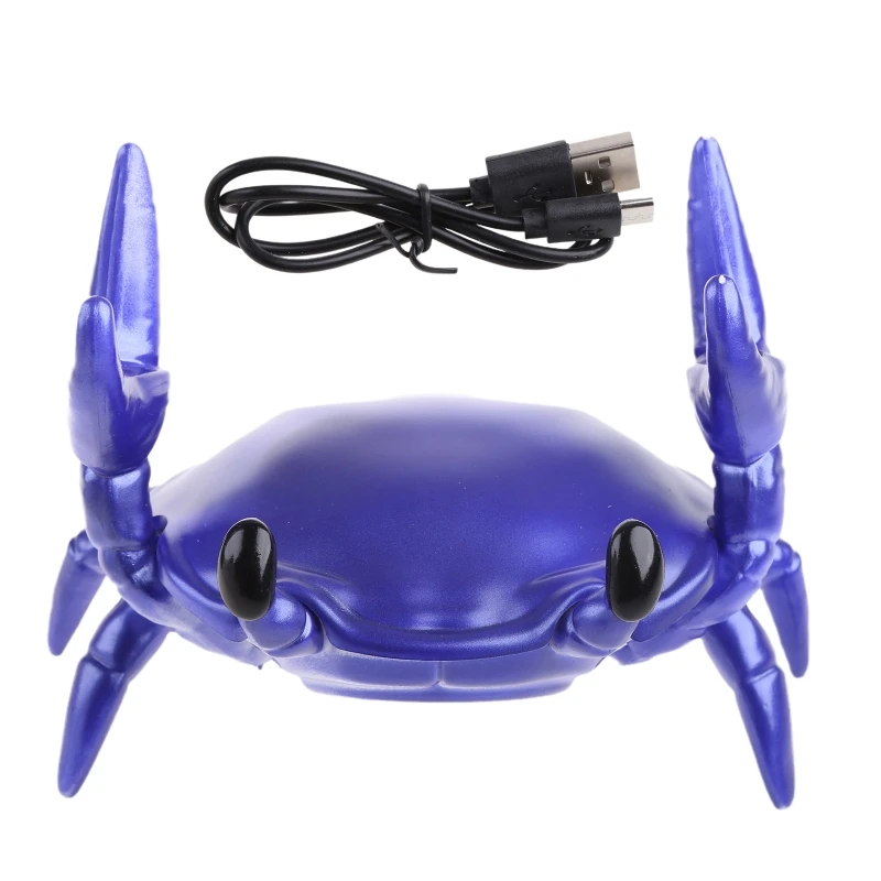 

Desktop Stand Stereo Sound Subwoofer Decoration Speakers Crab Wireless Bluetooth-compatible Speaker
