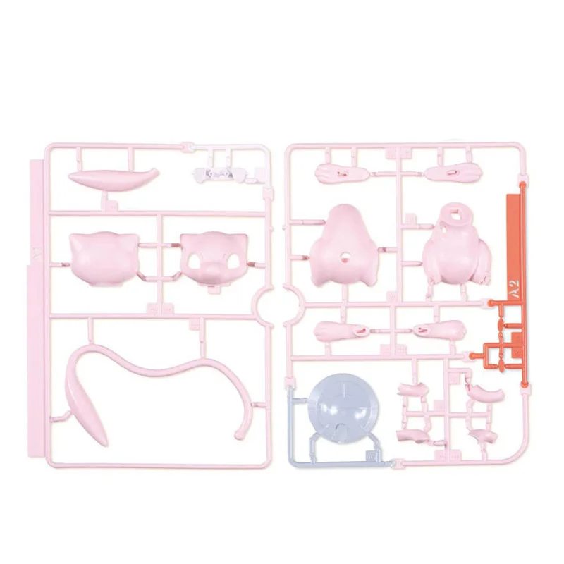 Фото Оригинальные фигурки Bandai из аниме Pokemon Mew plmo, Коллекционная модель, украшение, простая сборка, игрушки ручной работы, подарок для детей №5