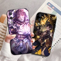 anime genshin impact phone case for samsung galaxy s8 s8 plus s9 s9 plus s10 s10e s10 lite 5g plus soft black silicone cover