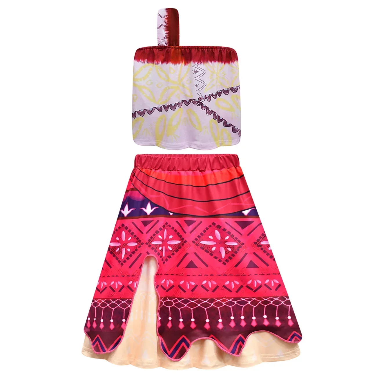 Костюм Моаны для ролевых игр Ocean Adventure 2 платье принцессы девочек бальное Vaiana