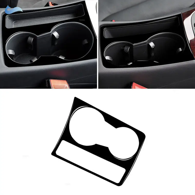 

Черный фортепиано, салон автомобиля, центральная консоль, панель переключения передач, держатель для чашки, рамка, накладка для Audi A4 B8 2009-2016