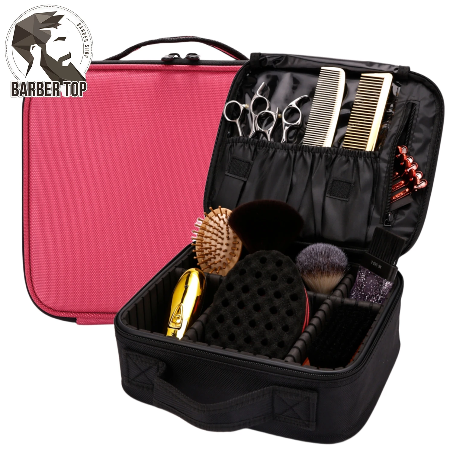 

Portable Hairdressing Scissors Bag Salon Makeup Box Tools Bag Large Capacity Storage Pouch Beauty Cosmetics Organizer