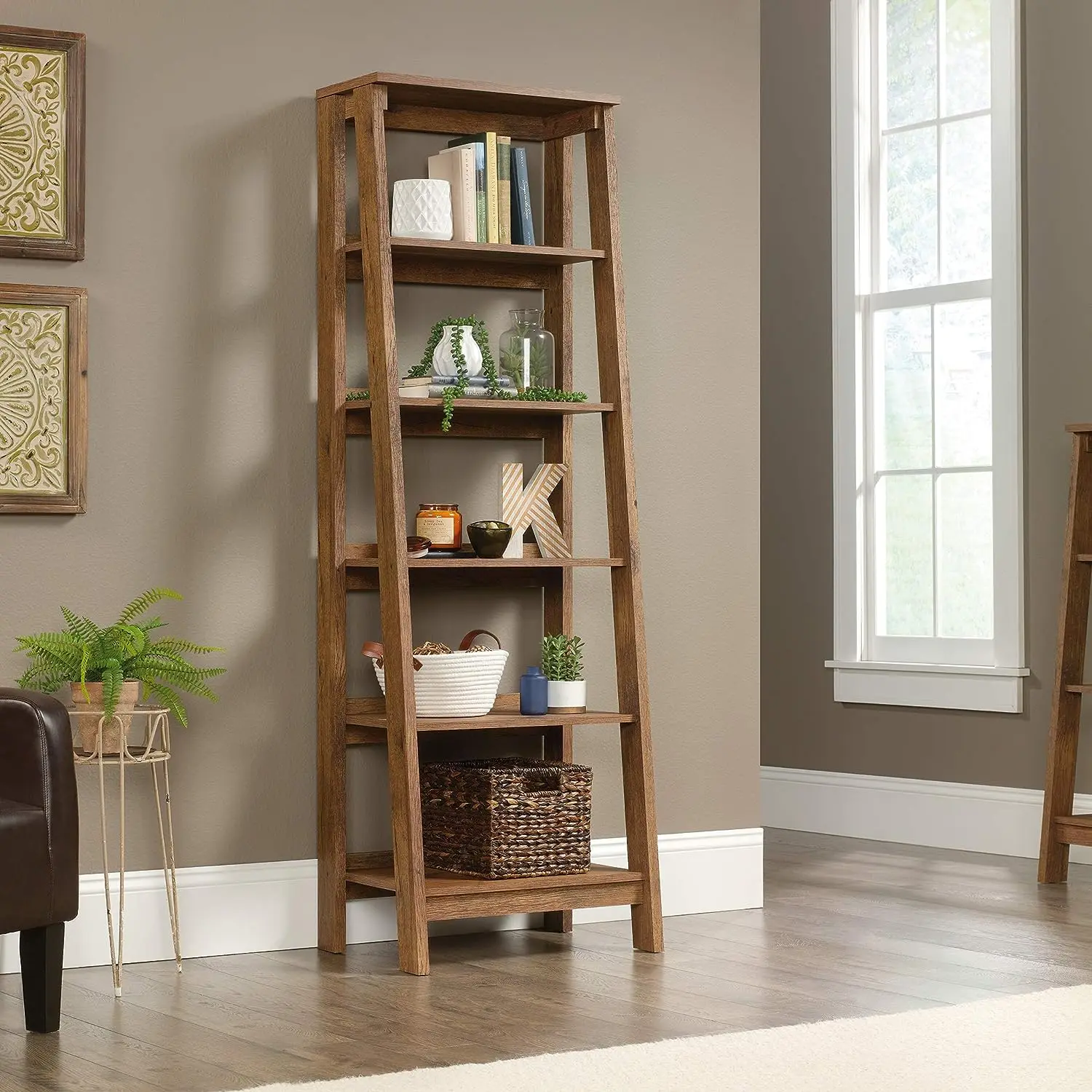

5-Shelf Bookcase, Vintage Oak finish