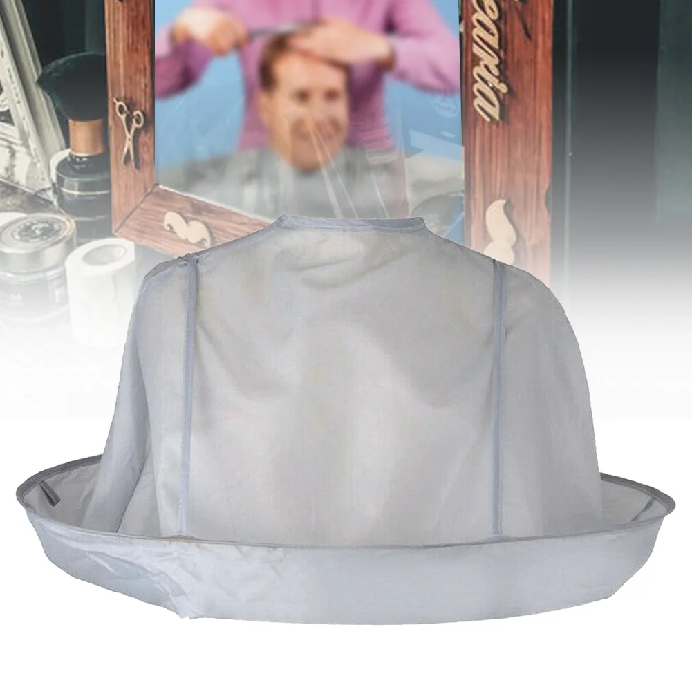 

Foldable Hair Cutting Cloak Umbrella Cape Easy Clean Cover Adult Styling Salon Barber Hairdressing Trimming Home Stylists Nylon
