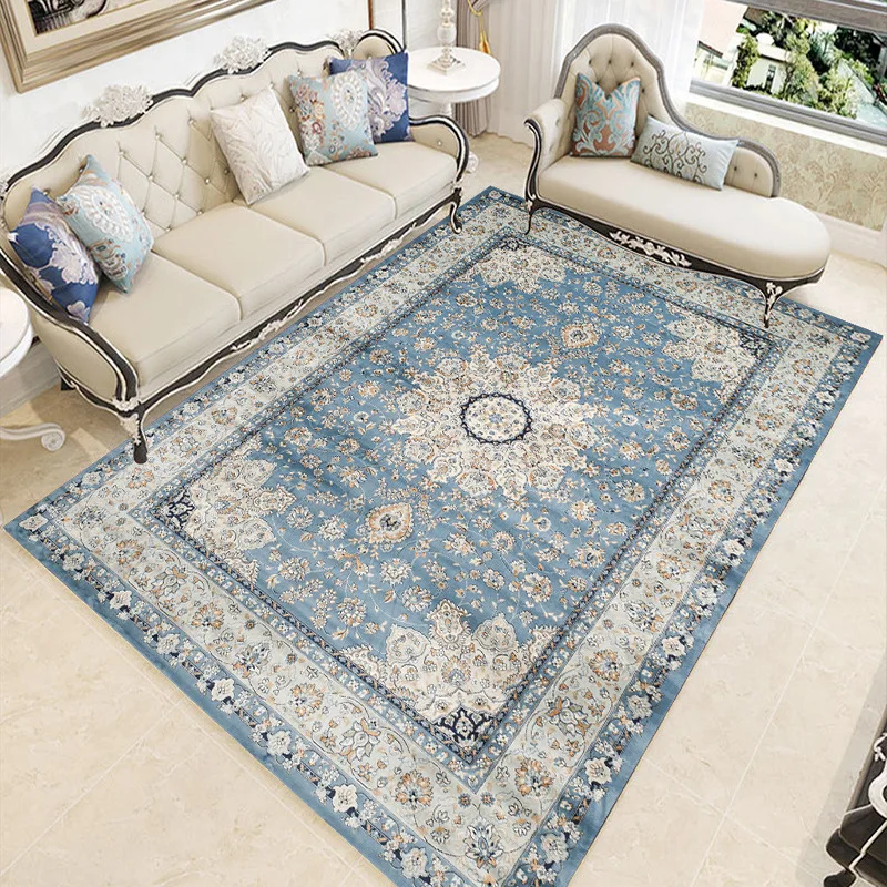 

European-style Persian Living Room Carpets Large Area Home Decoration Sofa Rug Home Bedroom Mat Hotel Lobby Lounge Non-slip Rugs