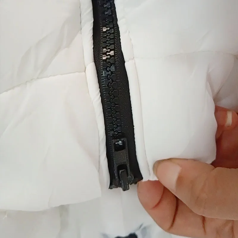 Женская зимняя стеганая куртка на молнии с капюшоном 10 цветов | одежда