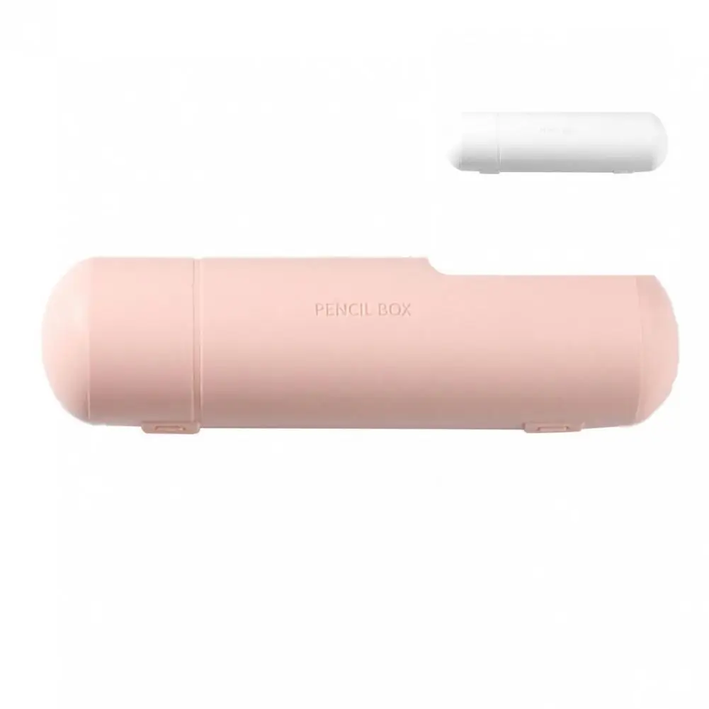 

Eye-catching 3 Colors Waterproof Double-layer Stationery Pen Holder Box for School