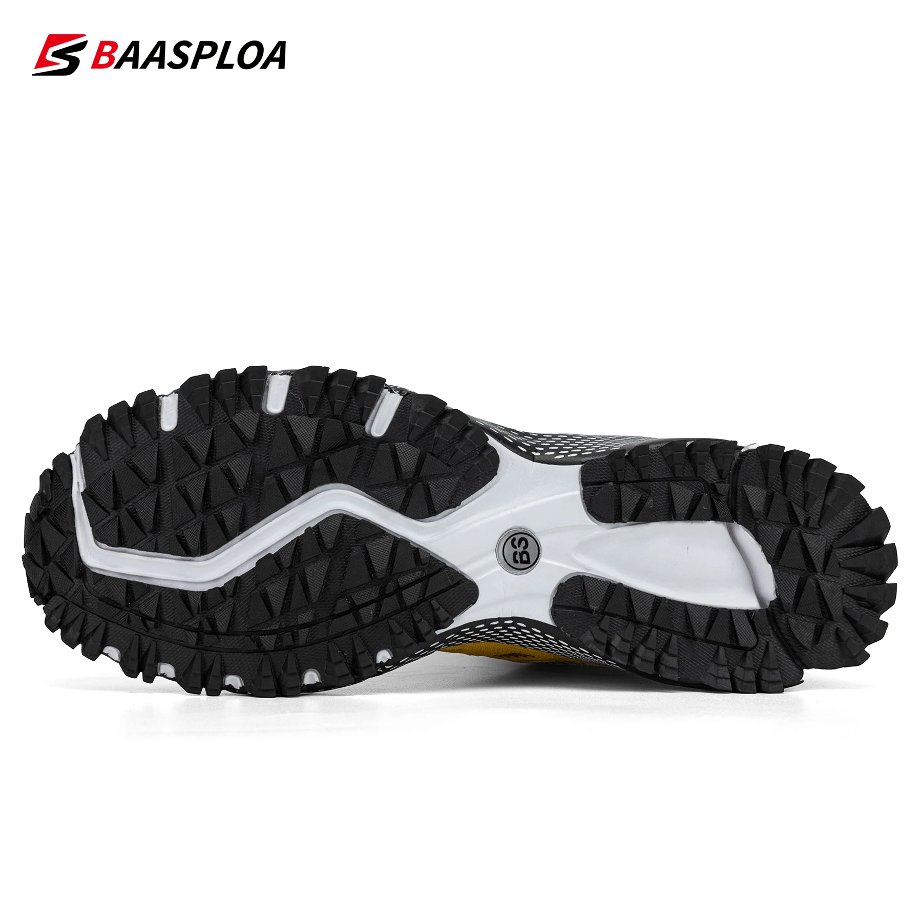 Baasploa 2022 New Male Sneakers Shoes Breathable Mesh Men Running Shoes Outdoor Grass  Walking Gym Shoes For Men Plus size 41-50