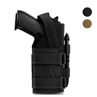 Тактическая кобура для пистолета 1000D Molle, модульный ремень, чехол для пистолета 9 мм 1911 дюйма, кобура для винтовки Glock со съемным крючком и петлей
