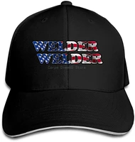 welder american flag trucker baseball cap adjustable peaked sandwich hat