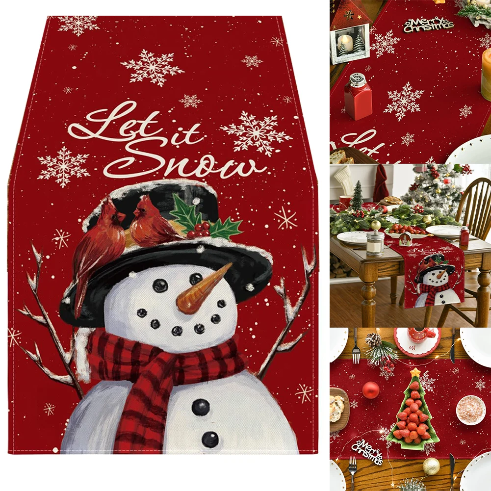 Подставки для рождественской елки льняные нескользящие коврики стола