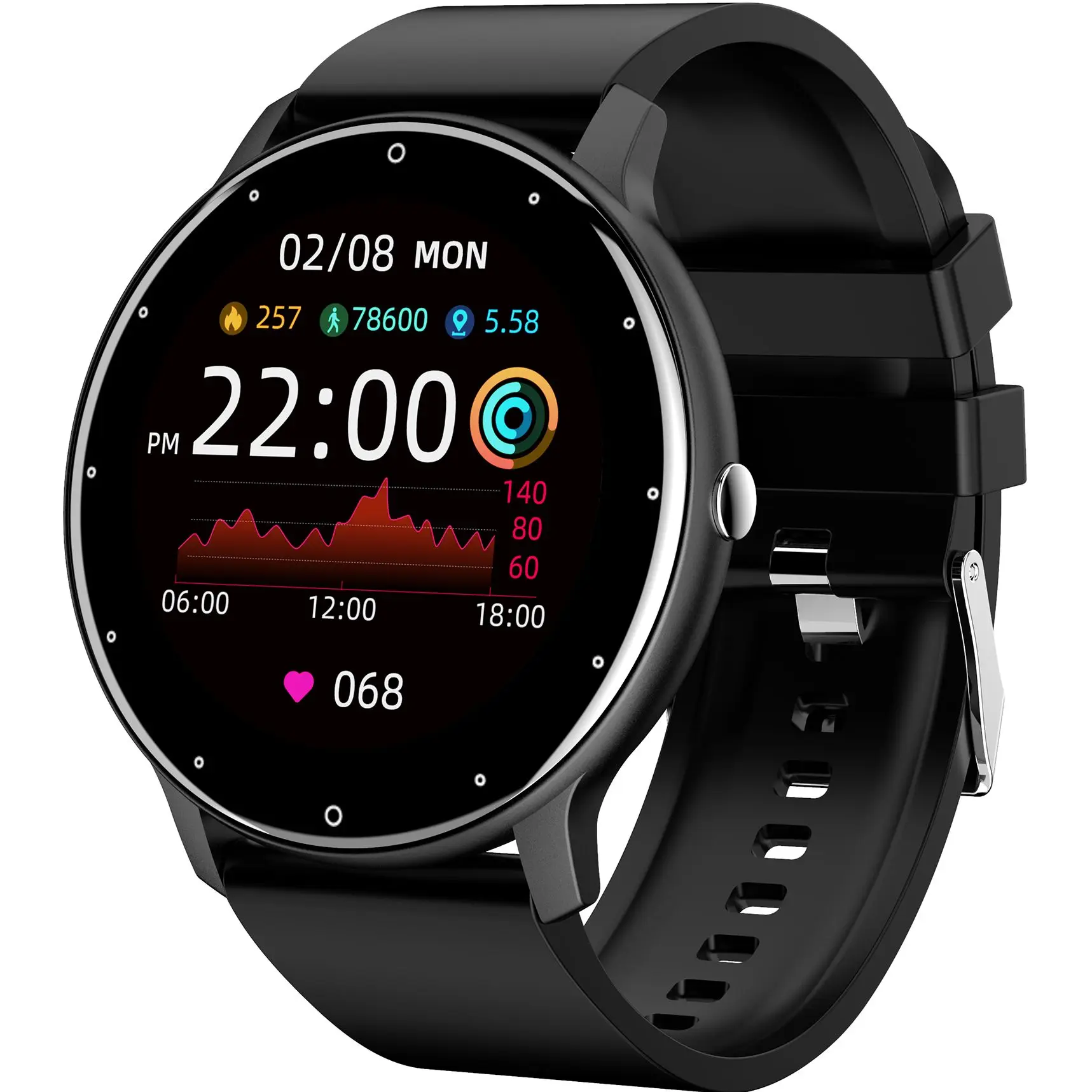 

Women Smart Watch Men Smartwatch Heart Rate Monitor Sport Fitness Music Ladies Waterproof Watch For Android IOS Phone