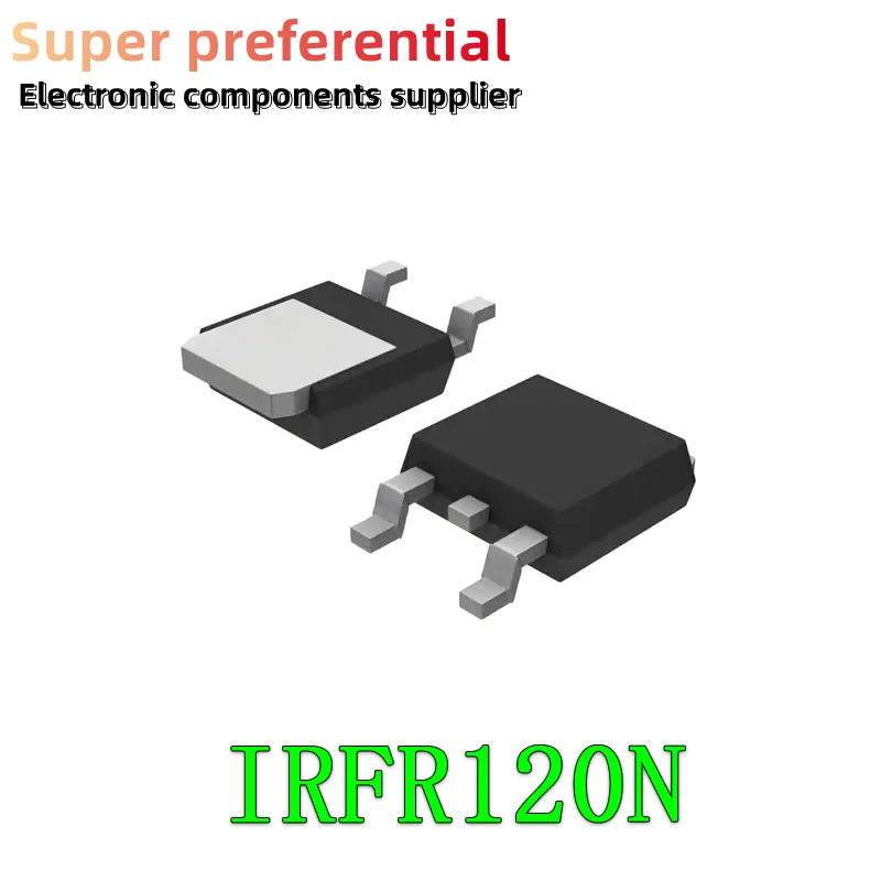 

10 шт. IRFR120 IRFR120N FR120N мощный МОП-транзистор TO-252