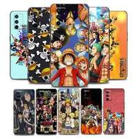 anime one piece family luffy zoro nami phone case for realme q2 c20 c21 v15 5g 8 c25 gt neo v13 5g x7 pro c21y soft silicone