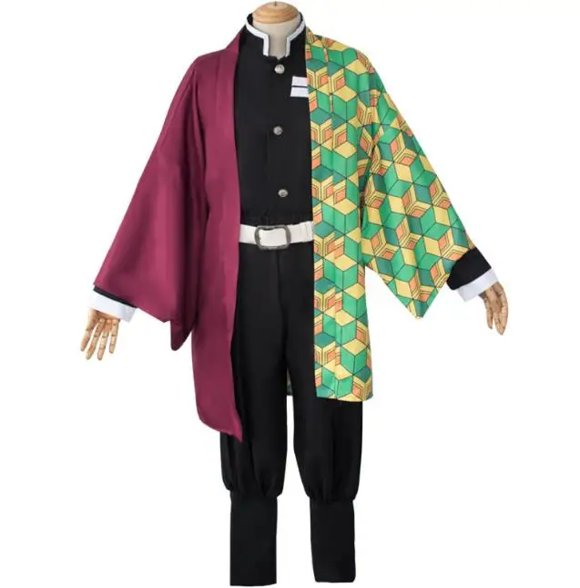

Anime kimono Cosplay Tomioka Giyuu Demon Slayer Kimetsu no Yaiba Shoes Costume Adult Clothes Set