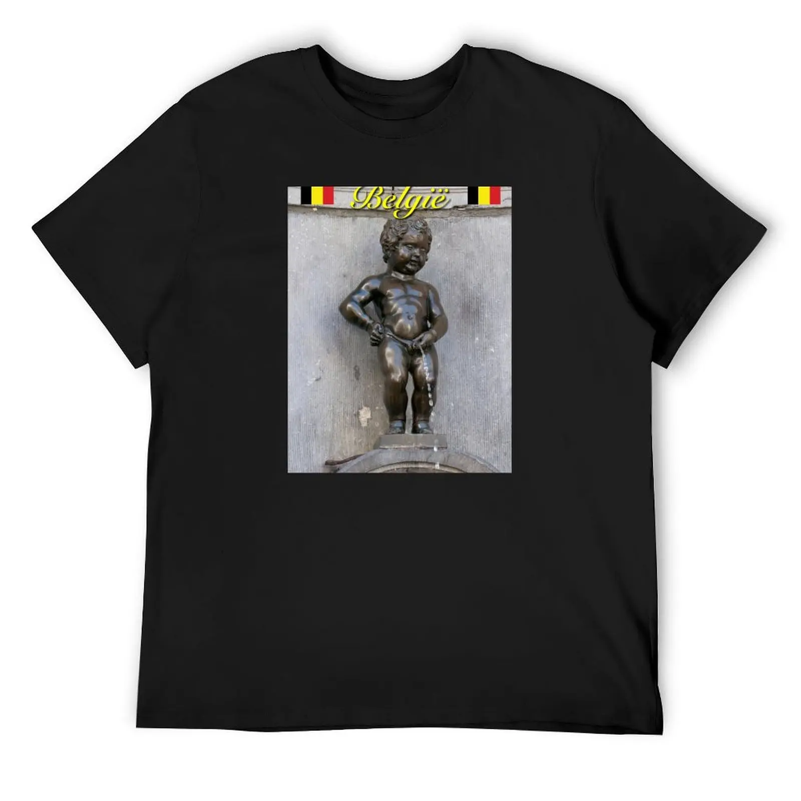 Бельгий? Manneken Pis - Pro Photo Футболка быстросохнущая для мальчика Мужская футболка